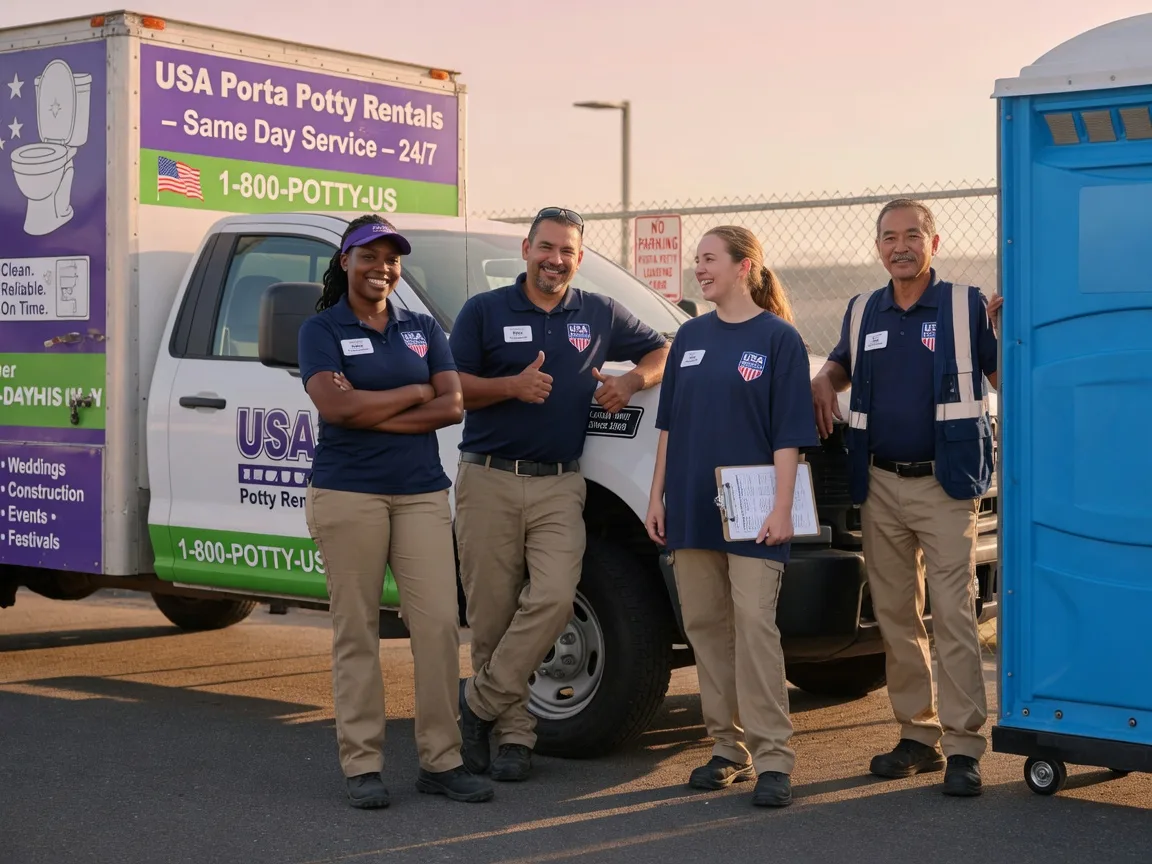Porta Potty Rental company in New Philadelphia, OH